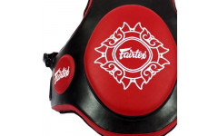 Защитный жилет тренера из Таиланда Fairtex TV2 red black