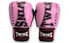 Боксерские перчатки TWINS Special BGVL3-2TA pink black 14 oz Боксерские перчатки TWINS Special BGVL3-2TA pink black 14 oz