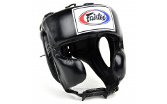Боксёрский шлем Fairtex HG8 black L