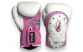 Боксерские перчатки Twins Special BGVL6 MK pink white 12 oz Боксерские перчатки Twins Special BGVL6 MK pink white 12 oz