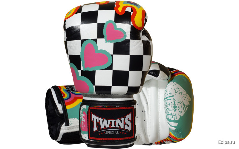 Боксерские перчатки Twins Special FBGVL3-65 Chess 10 oz