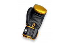 Боксерские перчатки Twins Special FBGV-TW4 Gold Black 14 oz Боксерские перчатки Twins Special FBGV-TW4 Gold Black 14 oz