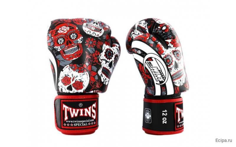 Боксерские перчатки Twins Special FBGVL3-53 red 14 oz