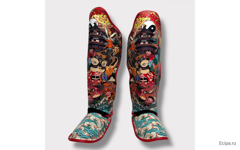 Защита голени Top King TKSGCT-CN Red L