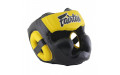 Шлем Fairtex HG13 black yellow (Full Head) XL
