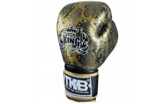 Боксерские перчатки TKB Snake Black gold 12 oz Боксерские перчатки TKB Snake Black gold 12 oz