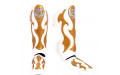 Защита голени Top King TKSGEM-01 Empower Creativity white-gold - XL Защита голени Top King TKSGEM-01 Empower Creativity white-gold - XL