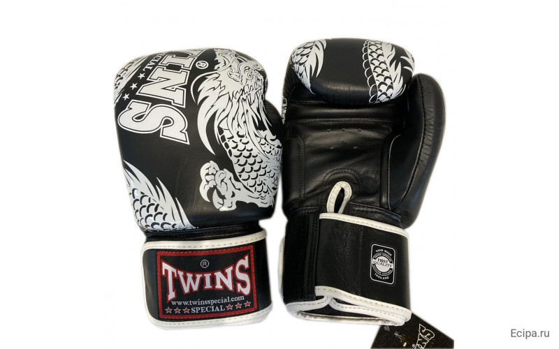 Боксерские перчатки TWINS Special FBGVL3-49 black white 10 oz