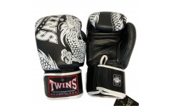 Боксерские перчатки TWINS Special FBGVL3-49 black white 14 oz Боксерские перчатки TWINS Special FBGVL3-49 black white 14 oz
