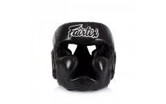 Шлем Fairtex HG13 black (Lace Up) L