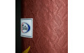 Боксерский мешок Fairtex HB6PY Red (gold silk screen) Banana Bag (БЕЗ НАПОЛНЕНИЯ)