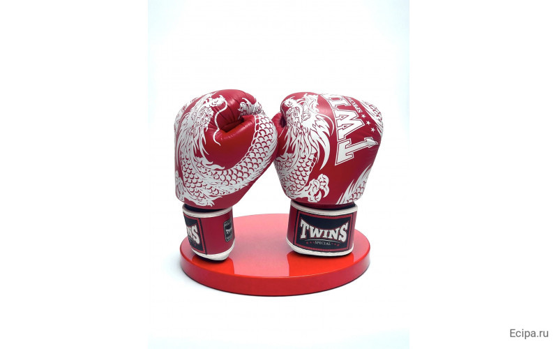 Боксерские перчатки TWINS Special FBGVL3-49 red white 12 oz