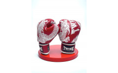 Боксерские перчатки TWINS Special FBGVL3-49 red white 16 oz Боксерские перчатки TWINS Special FBGVL3-49 red white 16 oz