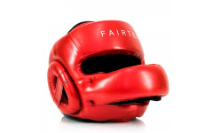 Шлем с бампером Fairtex HG17 red XL Шлем с бампером Fairtex HG17 red XL