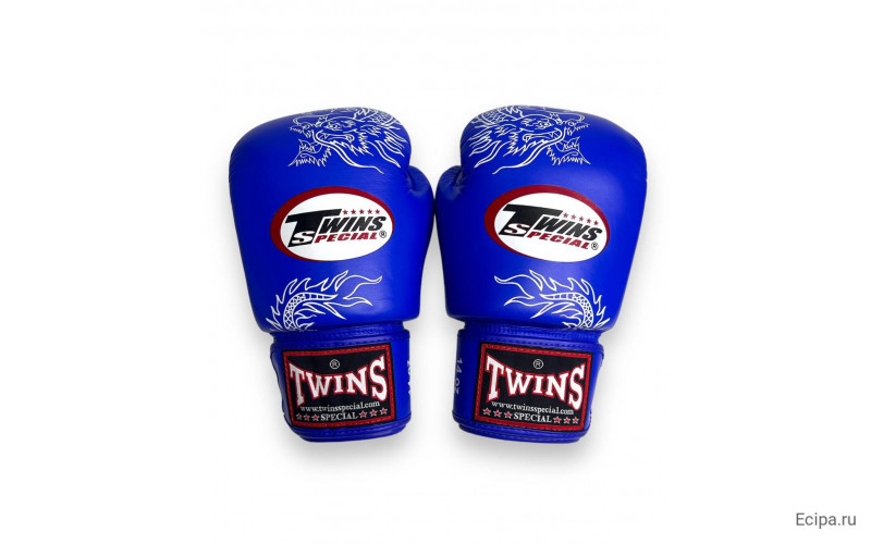 Боксерские перчатки Twins Special FBGVL3-6 blue white 12 oz