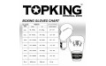 Боксерские перчатки Top King Boxing SUPER AIR STAR blue 12 oz