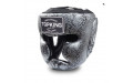Боксерский шлем Top King Silver / Black Snake Edition Head Guard XL Боксерский шлем Top King Silver / Black Snake Edition Head Guard XL
