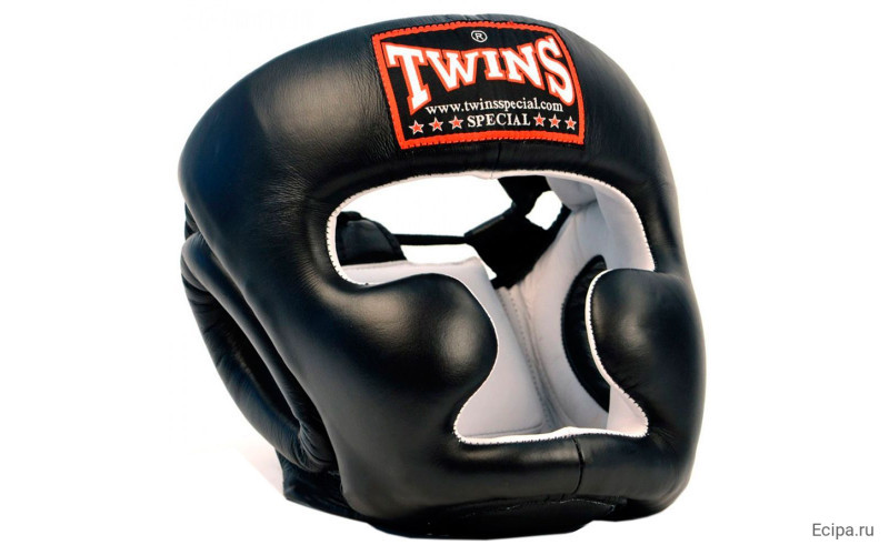 Защитный боксерский шлем Twins HGL6 black M