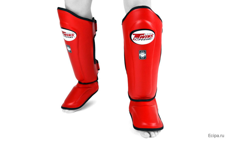 Защита голени Twins SGL10 red M