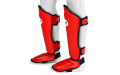 Защита голени Twins SGL10 red M