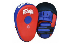 Лапы боксерские Fairtex FMV13 black red Лапы боксерские Fairtex FMV13 black red