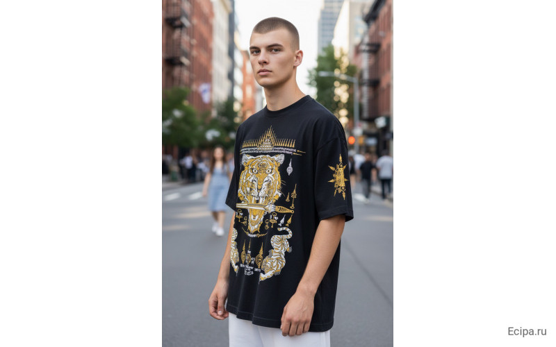 Футболка Тайский бокс Gold Tiger 2XL
