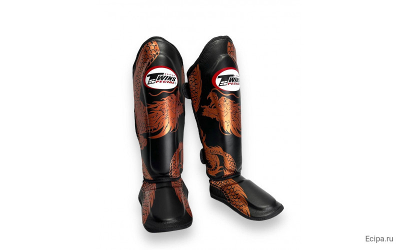 Защита голени Twins Special FSGL10-49 black brown - S
