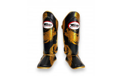 Защита голени Twins Special FSGL10-49 black gold - XL