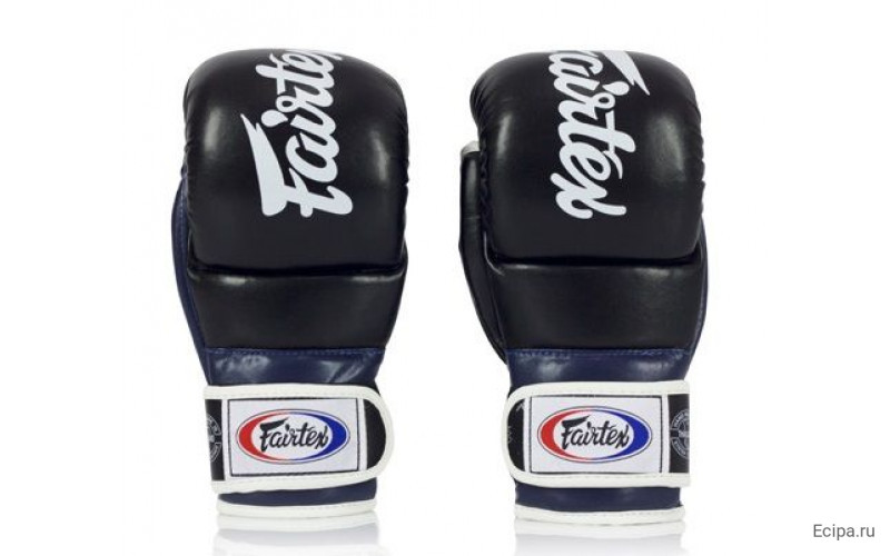 Перчатки Fairtex FGV18 black blue XL