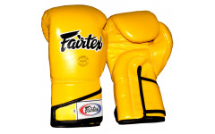 Боксерские перчатки Fairtex BGV6 yellow 14 oz