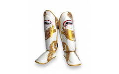 Защита голени Twins Special FSGL10-49 white gold - XL