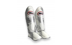 Защита голени Twins Special FSGL10-49 white silver - L