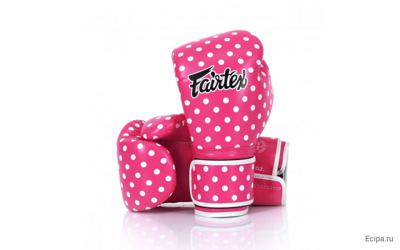 Боксерские перчатки Fairtex BGV14 polka dot 16 oz