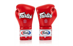 Перчатки боксерские на шнурке Fairtex BGL7 red 12 oz