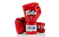 Перчатки боксерские на шнурке Fairtex BGL7 red 12 oz
