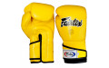 Боксерские перчатки Fairtex BGV6 yellow 12 oz