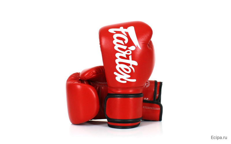 Боксерские перчатки Fairtex BGV14 red 14 oz