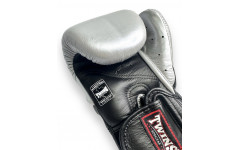 Боксерские перчатки Twins BGVL6 MK Silver 14 oz Боксерские перчатки Twins BGVL6 MK Silver 14 oz