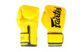 Боксерские перчатки Fairtex BGV14 yellow 10 oz