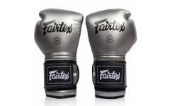 Боксерские перчатки Fairtex BGV9C-PLUS gun metallic 12 oz Боксерские перчатки Fairtex BGV9C-PLUS gun metallic 12 oz