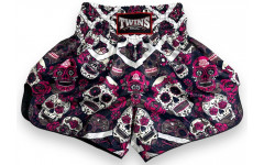 Шорты для бокса Twins Special TBS Halloween pink XL Шорты для бокса Twins Special TBS Halloween pink XL