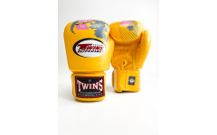 Боксерские перчатки Twins FBGVL3-13 yellow 12 oz Боксерские перчатки Twins FBGVL3-13 yellow 12 oz
