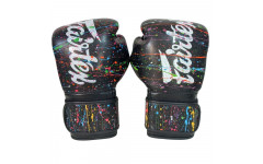 Боксерские перчатки Fairtex BGV14 Painter color black 16 oz
