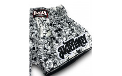 Шорты для бокса Raja white black n1 M