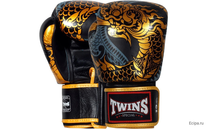 Боксерские перчатки FBGVL3-52 Dragon black gold 12 oz