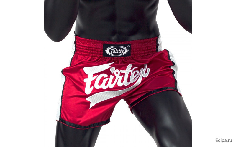 Шорты для бокса Fairtex BS1704 (красный-белый) L