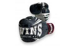 Боксерские перчатки FBGVL3-TW5 black white 12 oz Боксерские перчатки FBGVL3-TW5 black white 12 oz