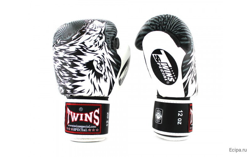 Боксерские перчатки Twins FBGVL50 white 14 oz