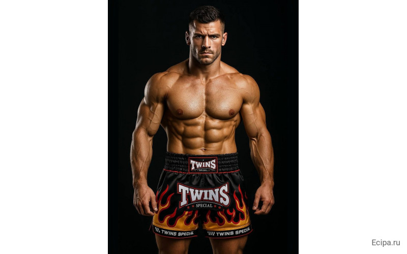 Шорты для бокса Twins Special TBS Flame XL