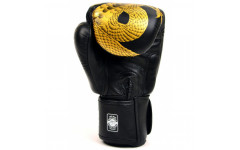 Боксерские перчатки Twins FBGVL3-23 black gold 12 oz